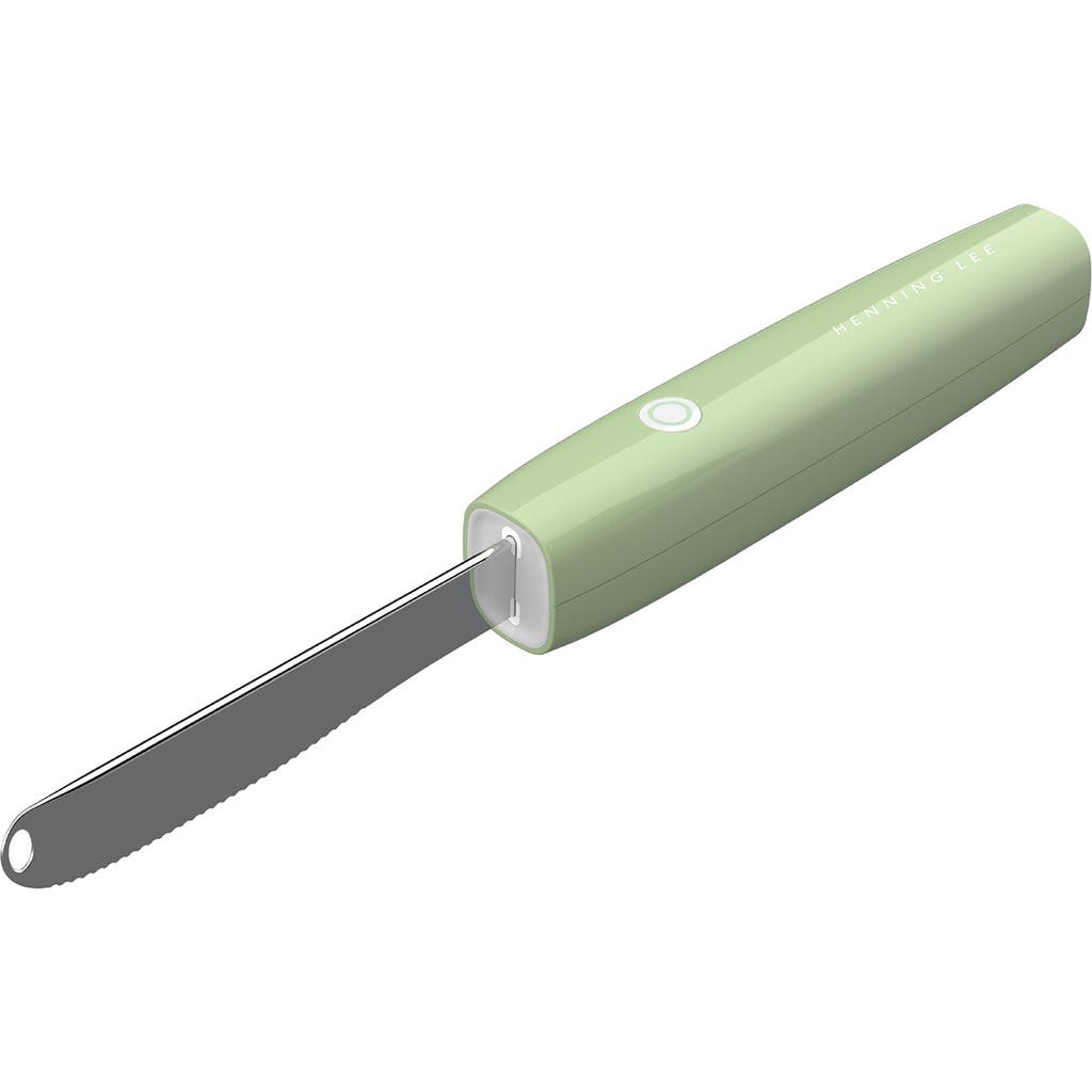 Henning Lee Heated Butter Knife For Effortless Spreading In Green