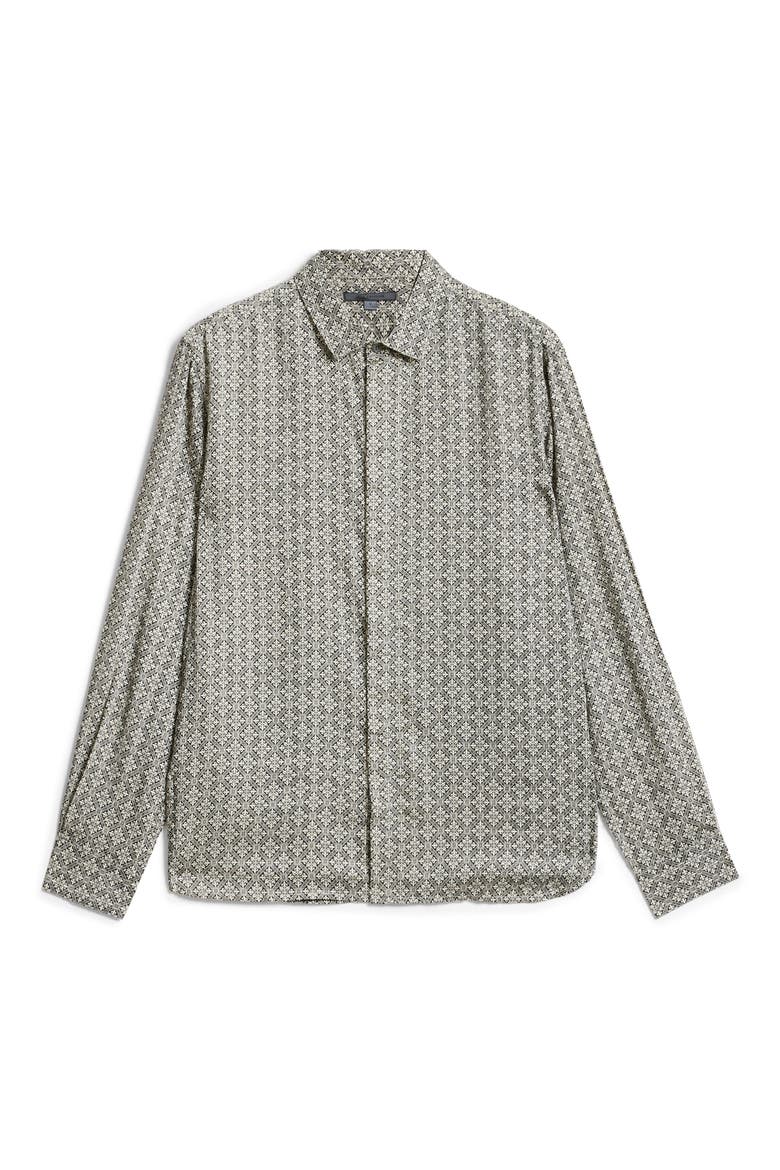 Rodney Button-Up Shirt, Alternate, color, SNOW HEATHER