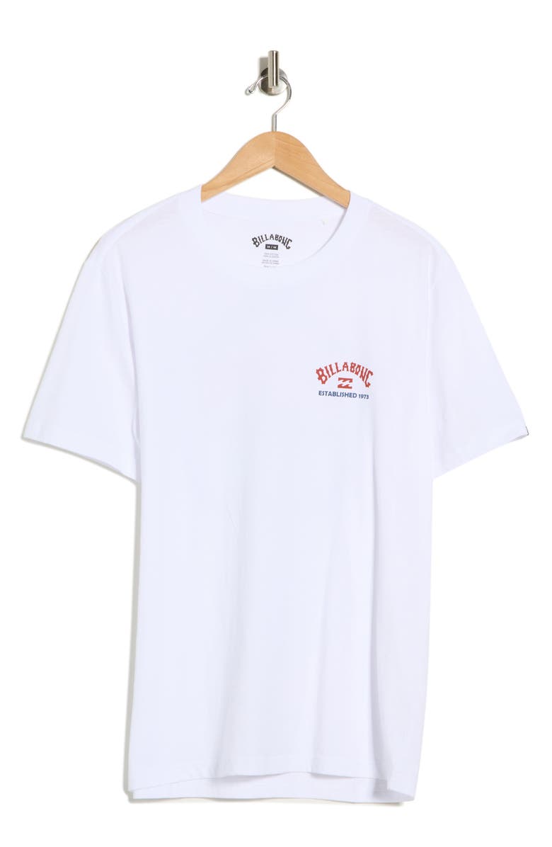 Billabong Wave Cotton Graphic T-Shirt, Main, color, White