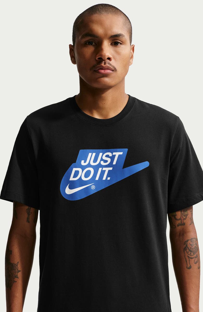 Nike Sportswear Just Do It T-Shirt, Alternate, color, Black