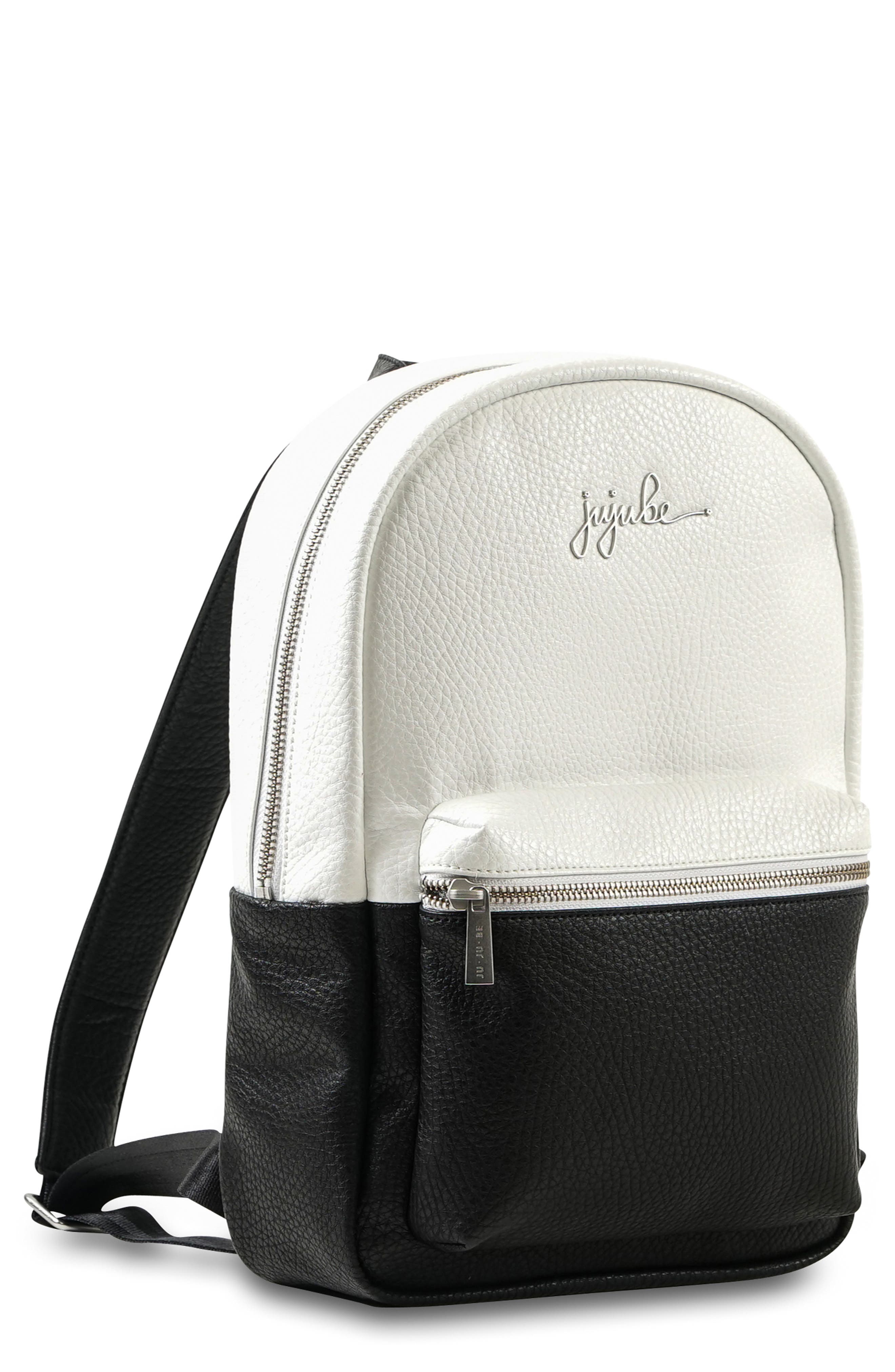 JuJuBe Ju-Ju-Be Ever Collection Mini Faux Leather Diaper Backpack, Main, color, 