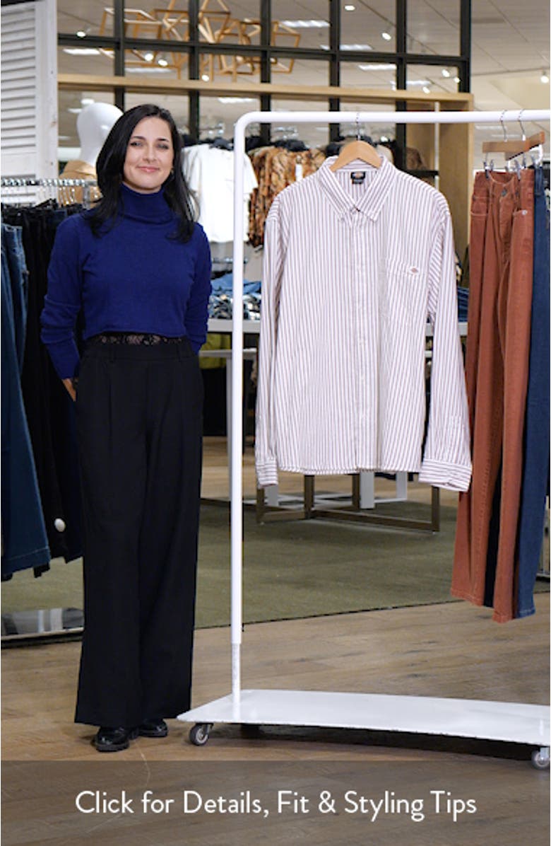 Gallatin Ticking Stripe Cotton Button-Down Shirt, sales video thumbnail