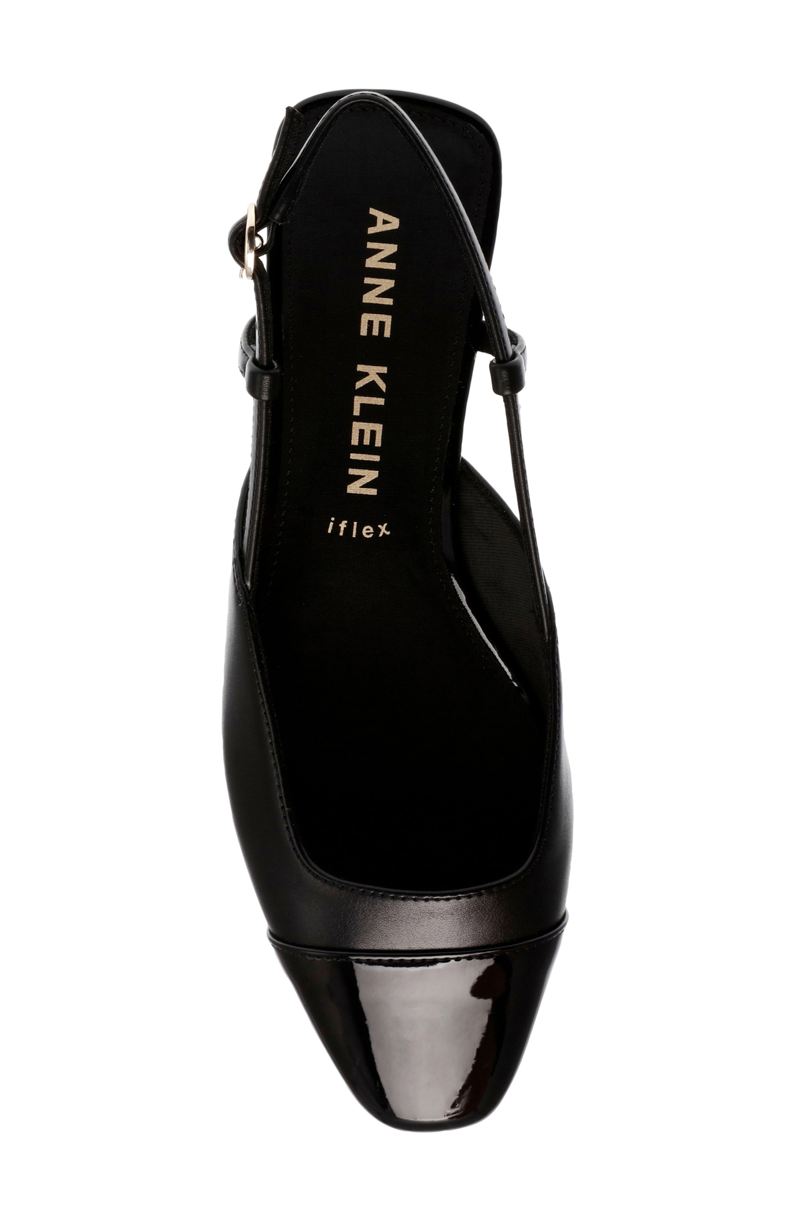 Anne Klein Caigan Slingback Cap Toe Pump, Alternate, color, 