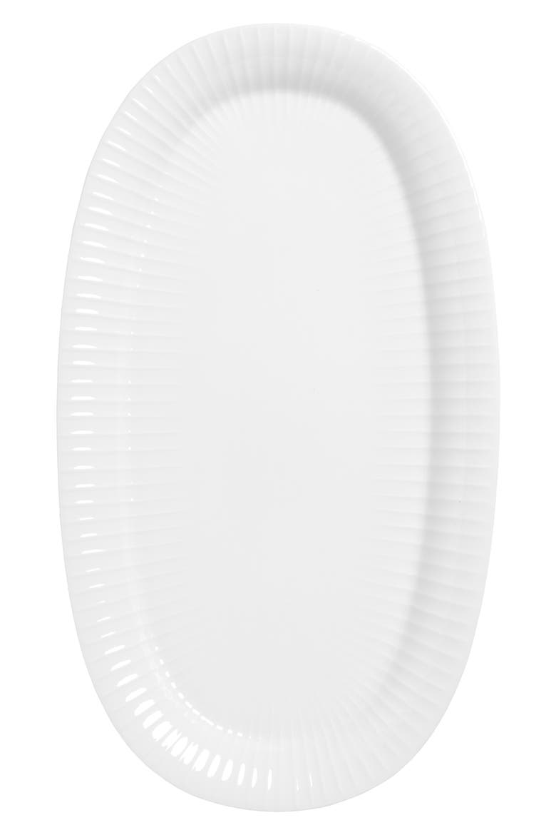 Hammershøi Oval Serving Dish, Main, color, WHITE