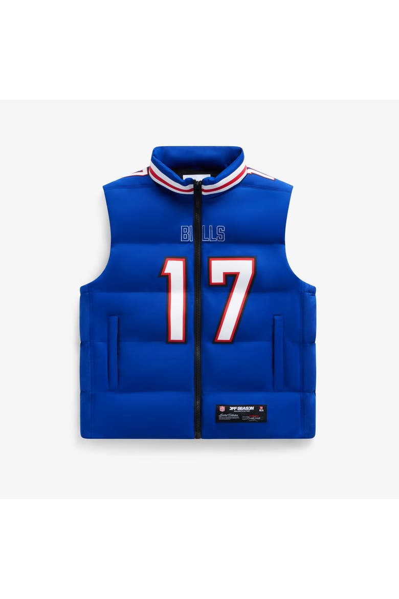 Unisex Josh Allen Royal Buffalo Bills Player Puffer Vest, Main, color, Royal