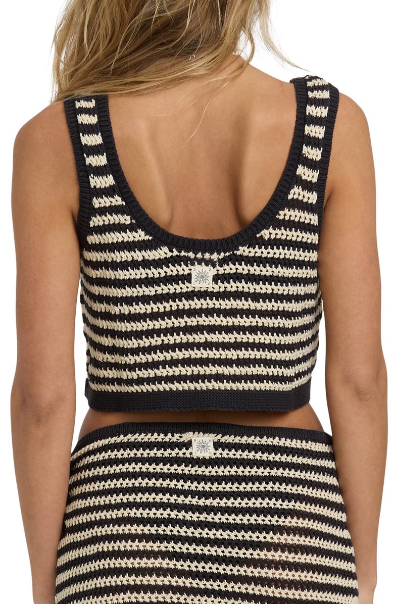 Billabong Laura Flip Tide Cotton Crop Cover-Up Tank, Alternate, color, Blasted Blue