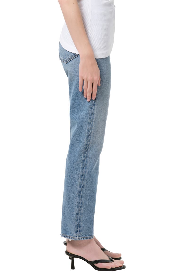 '90s Pinch Waist High Waist Straight Leg Jeans, Alternate, color, STAGE