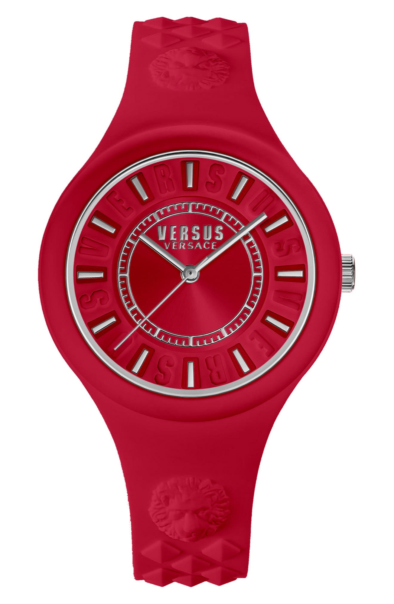 VERSUS Versace Women's Fire Island Sunray Silicone Strap Watch, 39mm