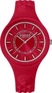 VERSUS Versace Women's Fire Island Sunray Silicone Strap Watch, 39mm