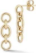 Ember Fine Jewelry 14K Circular Link Drop Earrings