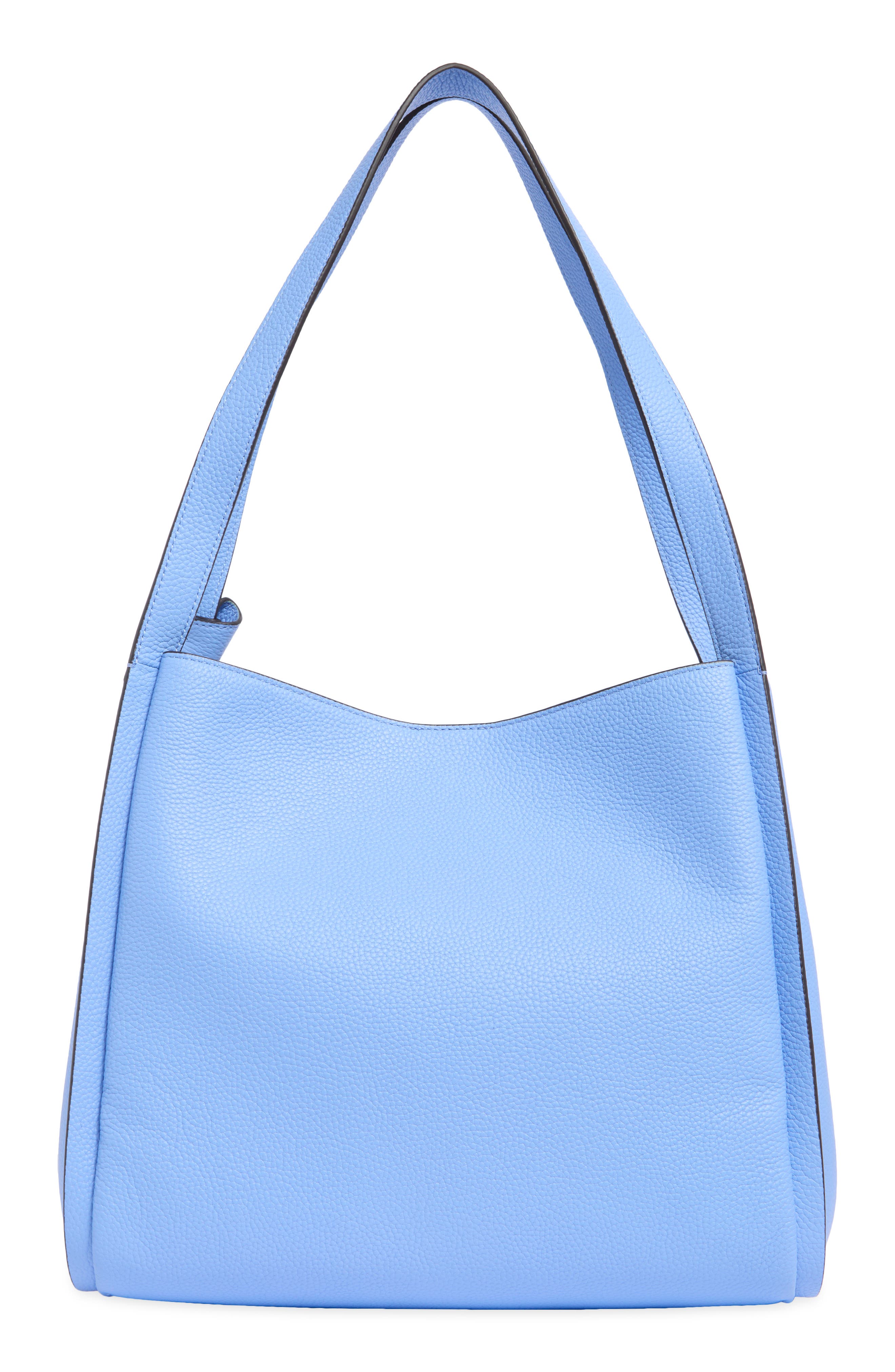 knott large leather shoulder bag, Alternate, color, GENIE BLUE