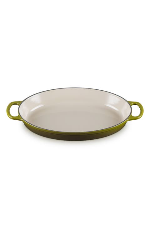Signature 3 Quart Enameled Cast Iron Oval Baker