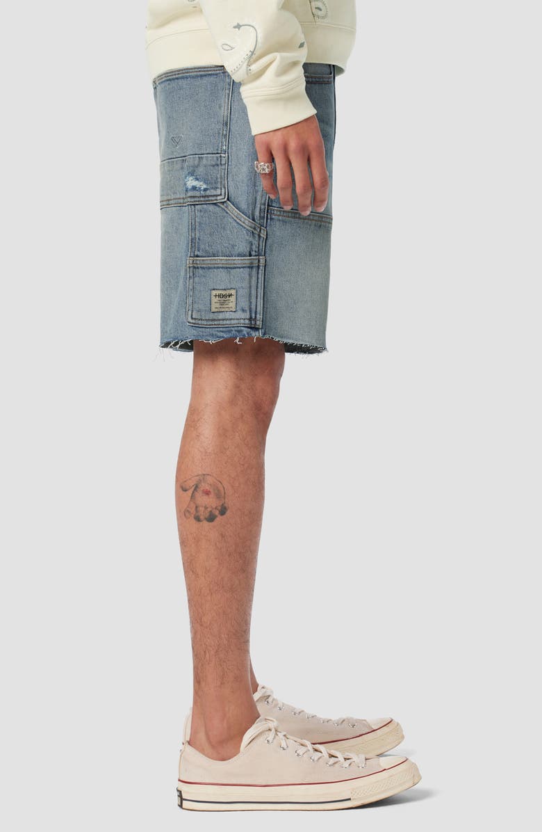 Hudson Jeans Denim Carpenter Shorts, Alternate, color, 
