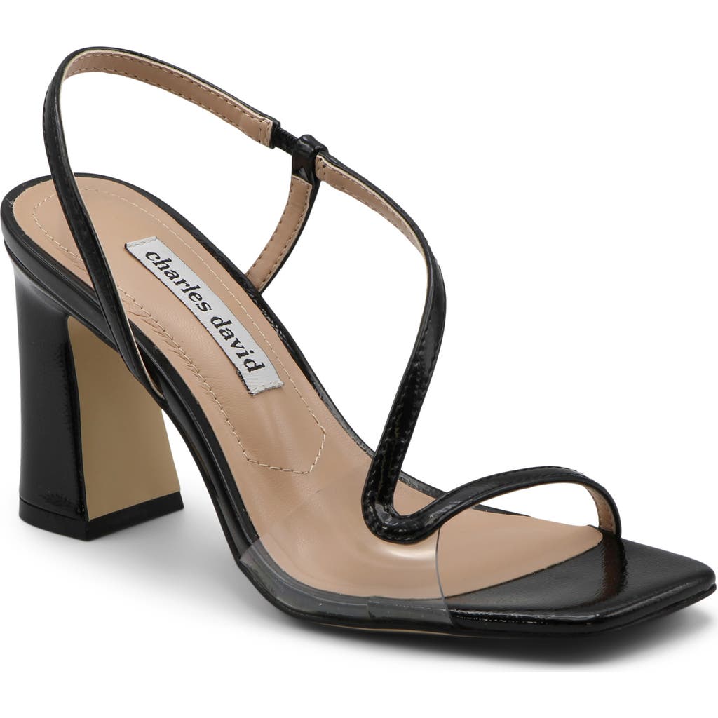 Charles David Rochelle Slingback Sandal In Black-pt