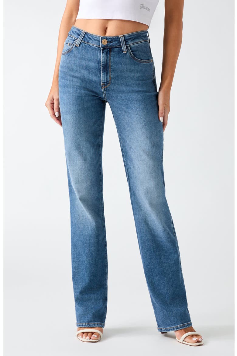 Sexy Mid Rise Straight Leg Jeans, Main, color, TMMD-OPEN