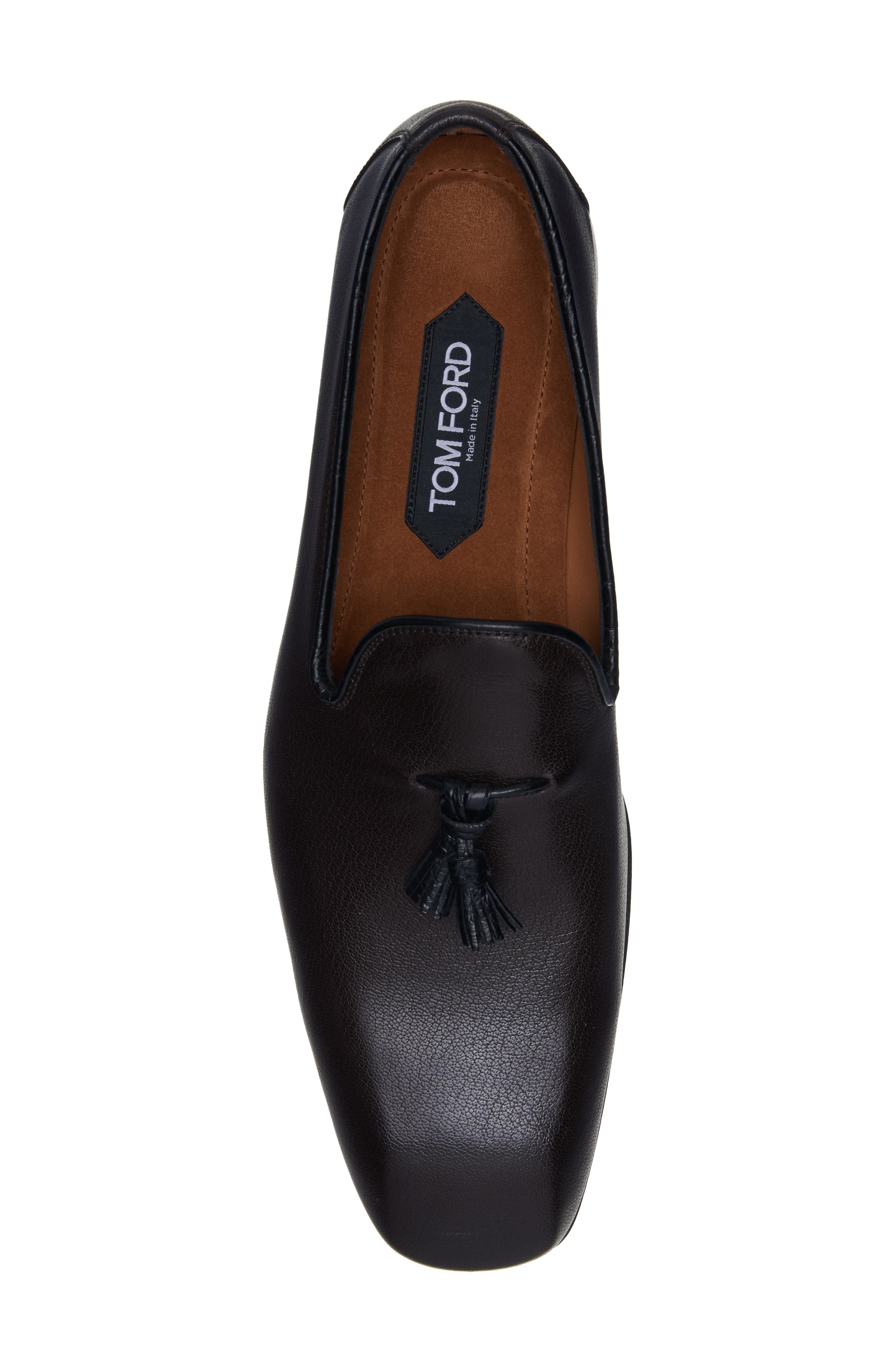 TOM FORD Nicholas Tassel Smoking Slipper, Alternate, color, 