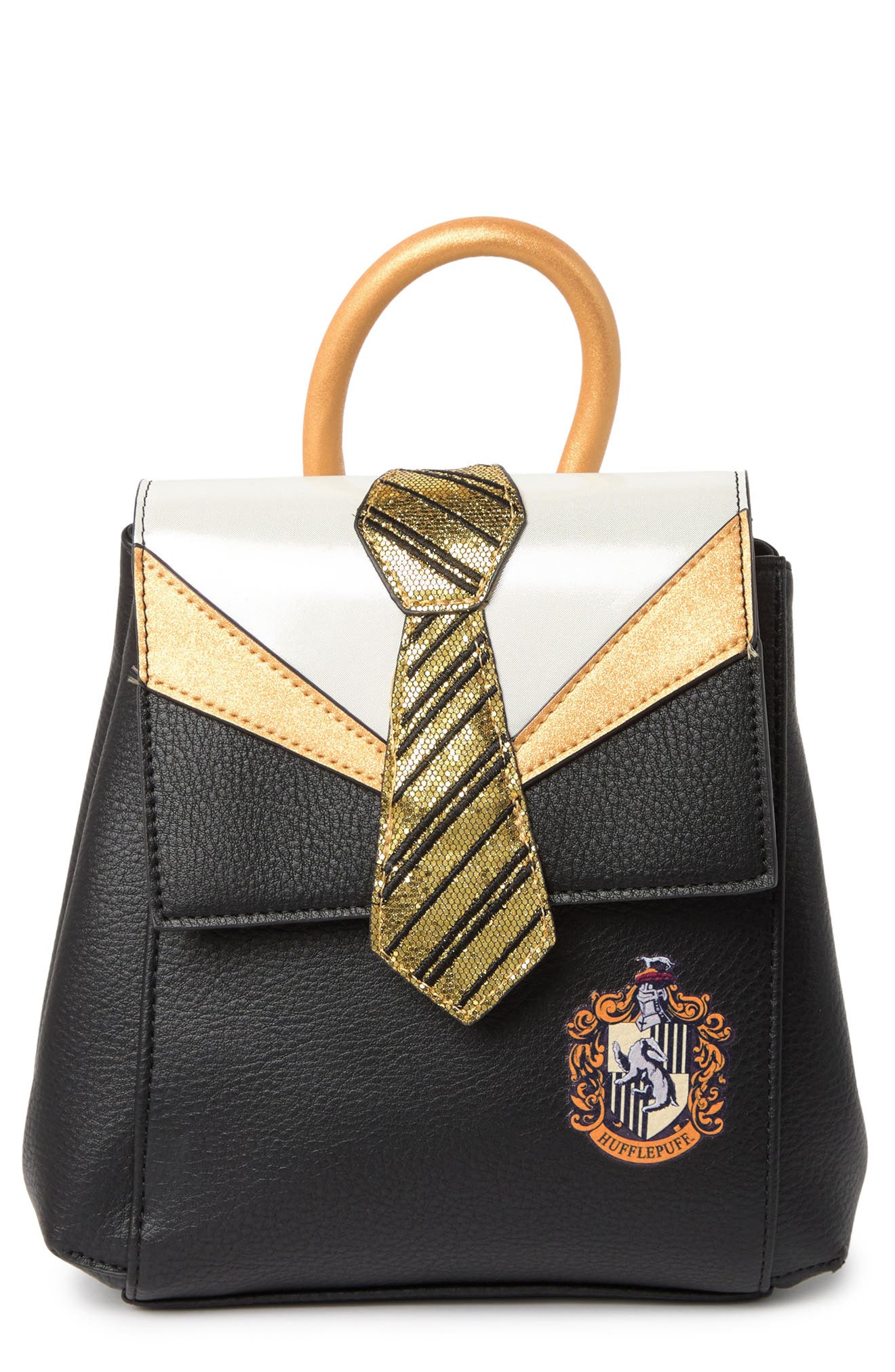 Danielle Nicole Hufflepuff Mini Backpack, Main, color, 