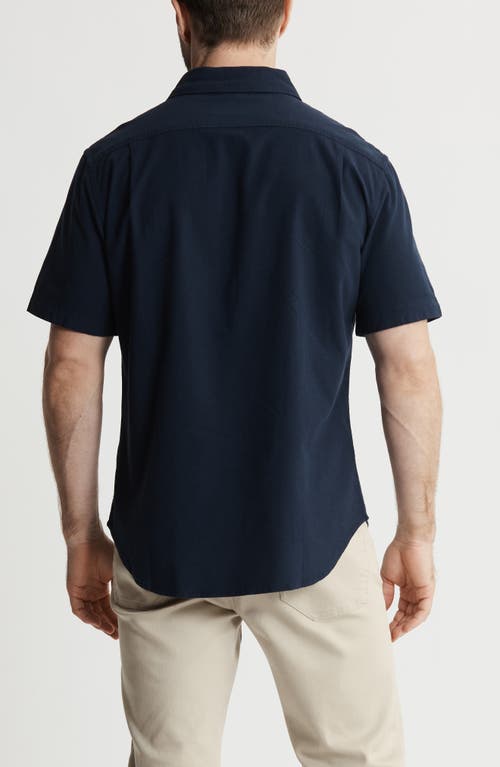 Jachs Classic Oxford Short Sleeve Button-up Shirt