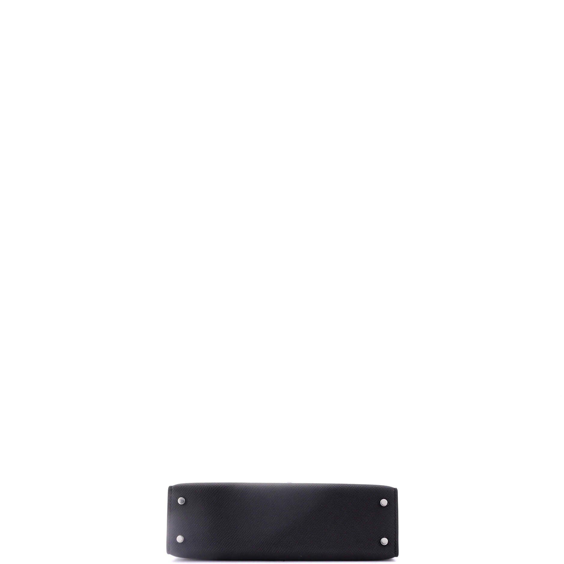 Kelly Mini Ii Bag Black Epsom With Palladium Hardware 20, Alternate, color, Black