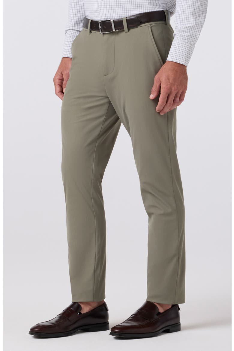 Upton Regular Rise Straight Leg Performance Chino Jeans, Alternate, color, VINTAGE OLIVE