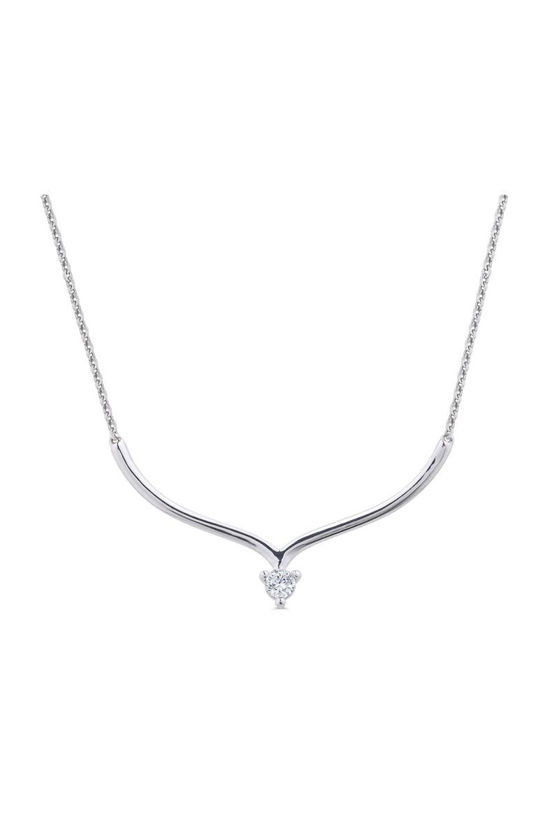 Seed2Stone Versatile-V Necklace, Main, color, Silver