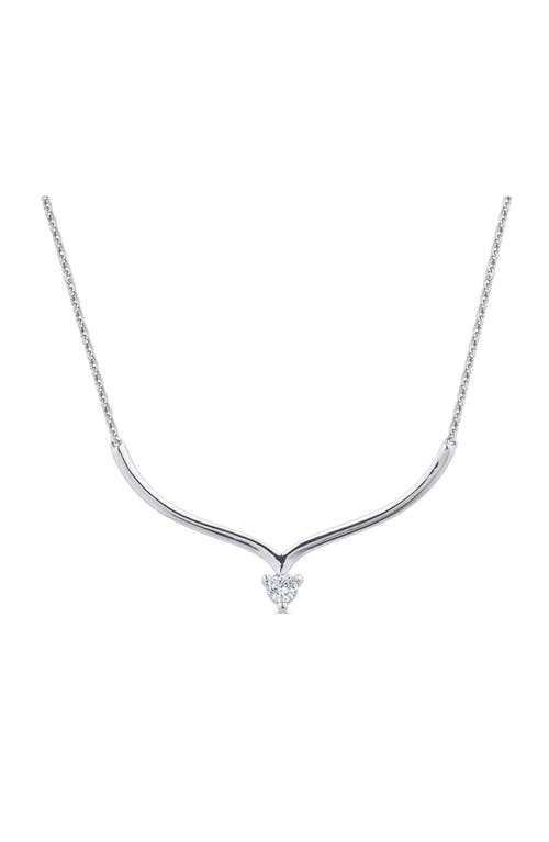 Seed2stone Versatile-v Necklace In Silver