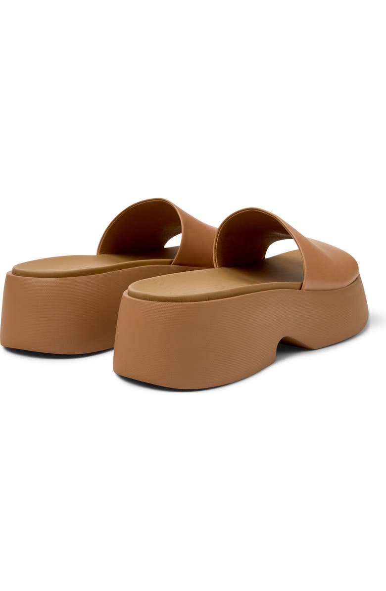 Camper Tasha Platform Slide Sandal, Alternate, color, Beige