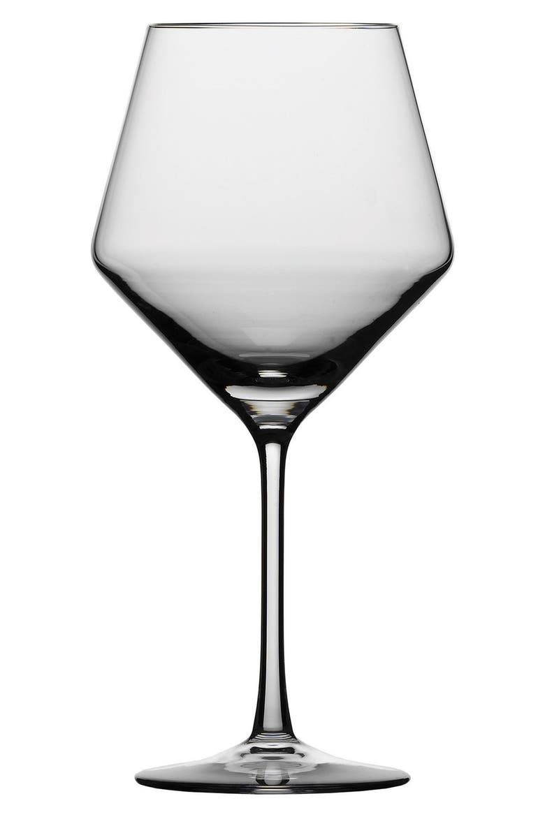 'Pure' Burgundy Wine Glass, Main, color, CLEAR