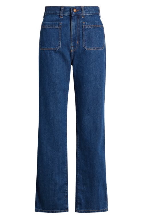 Madewell The Cleo Straight Jeans In Blue