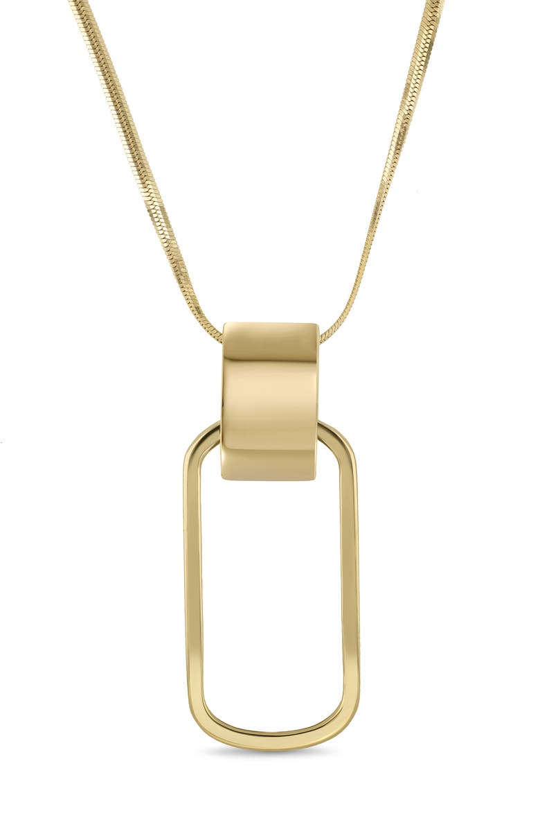 Bony Levy 14K Gold Link Pendant Necklace, Main, color, 14K Yellow Gold