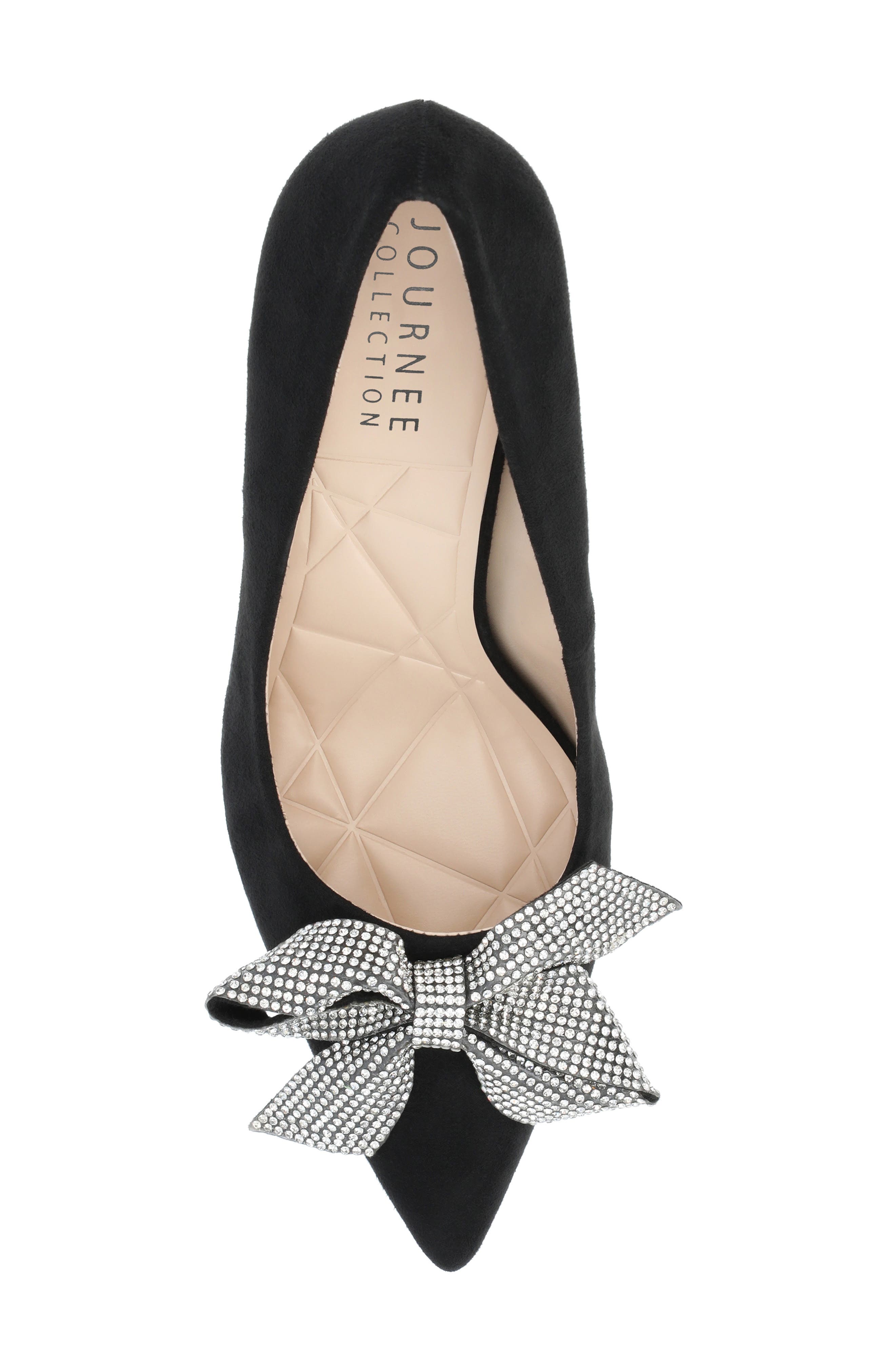 Journee Collection Marcie Bow Pump, Alternate, color, 