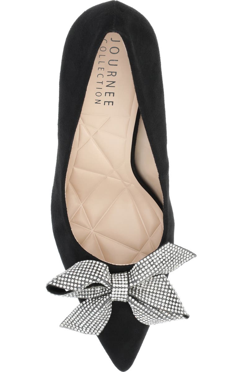 Journee Collection Marcie Bow Pump, Alternate, color,
