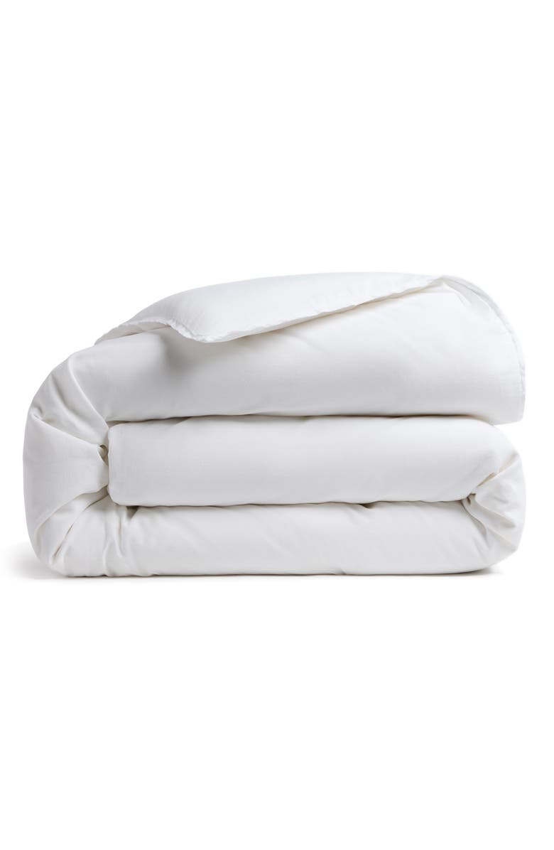 Parachute Soft Luxe Organic Cotton Sateen Duvet Cover, Main, color, White
