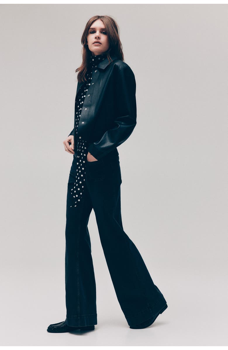 H&M Wide High Waist Jeans, Alternate, color, 