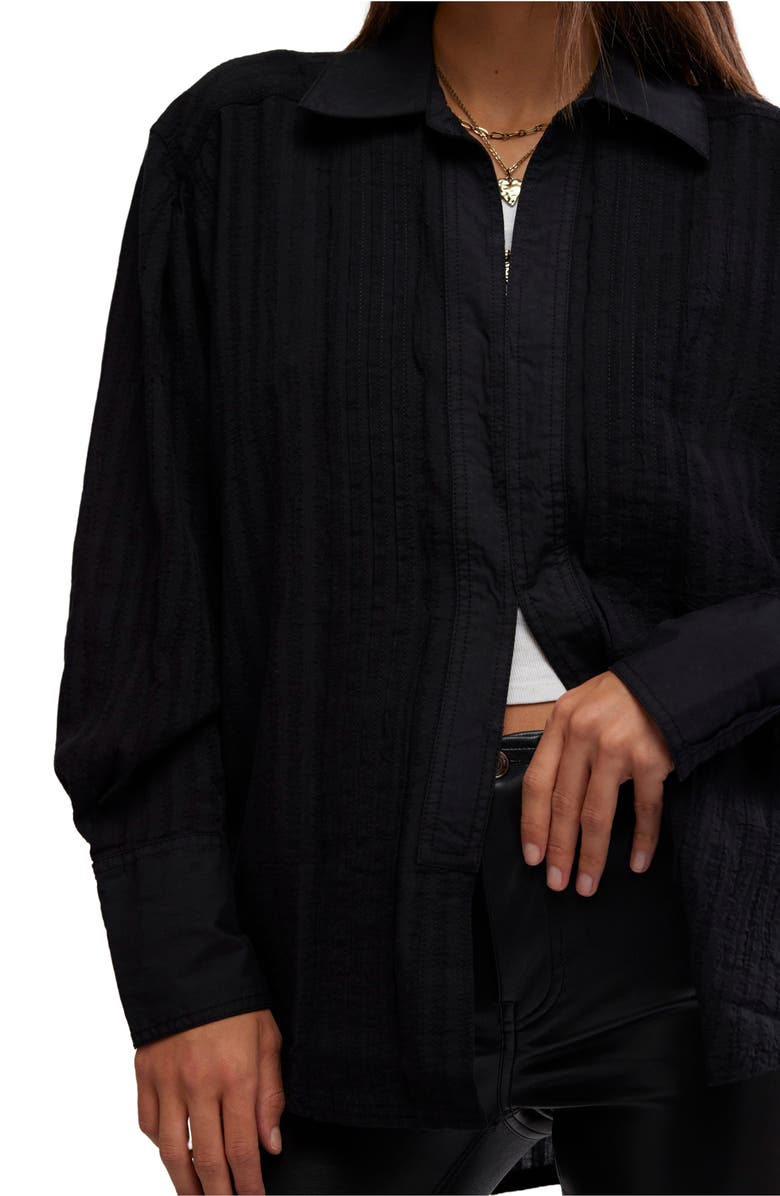 Free People Tuxy Woven Shirt, Alternate, color, 