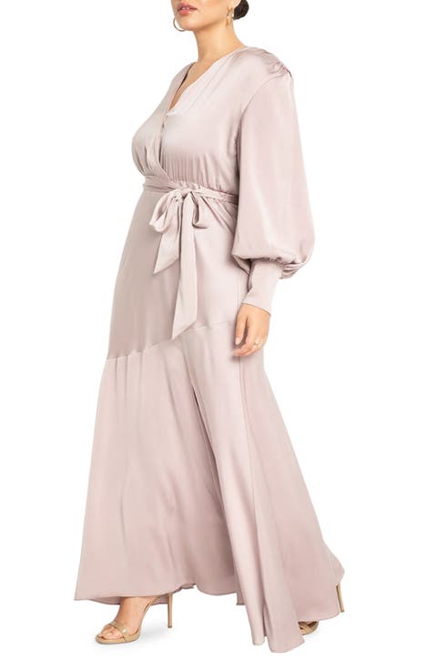 Satin Maxi Dress