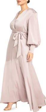 ELOQUII Satin Maxi Dress