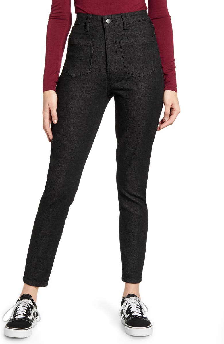 Prosperity Denim High Waist Utility Skinny Jeans, Main, color, 