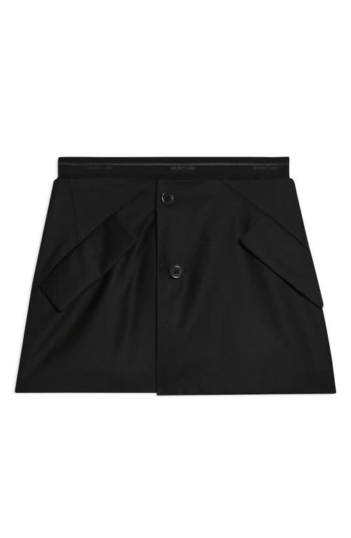 Helmut Lang Apex Blazer Skort In Black