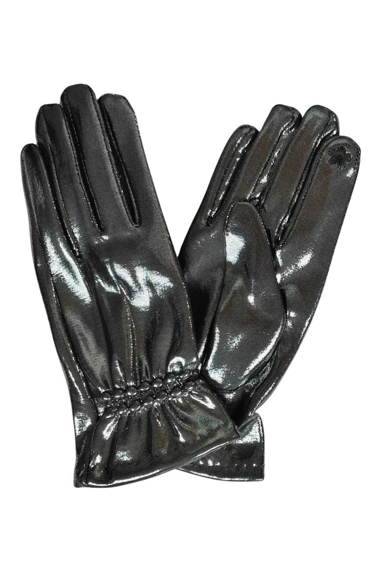 Metallic Gloves, Main, color, SILVER
