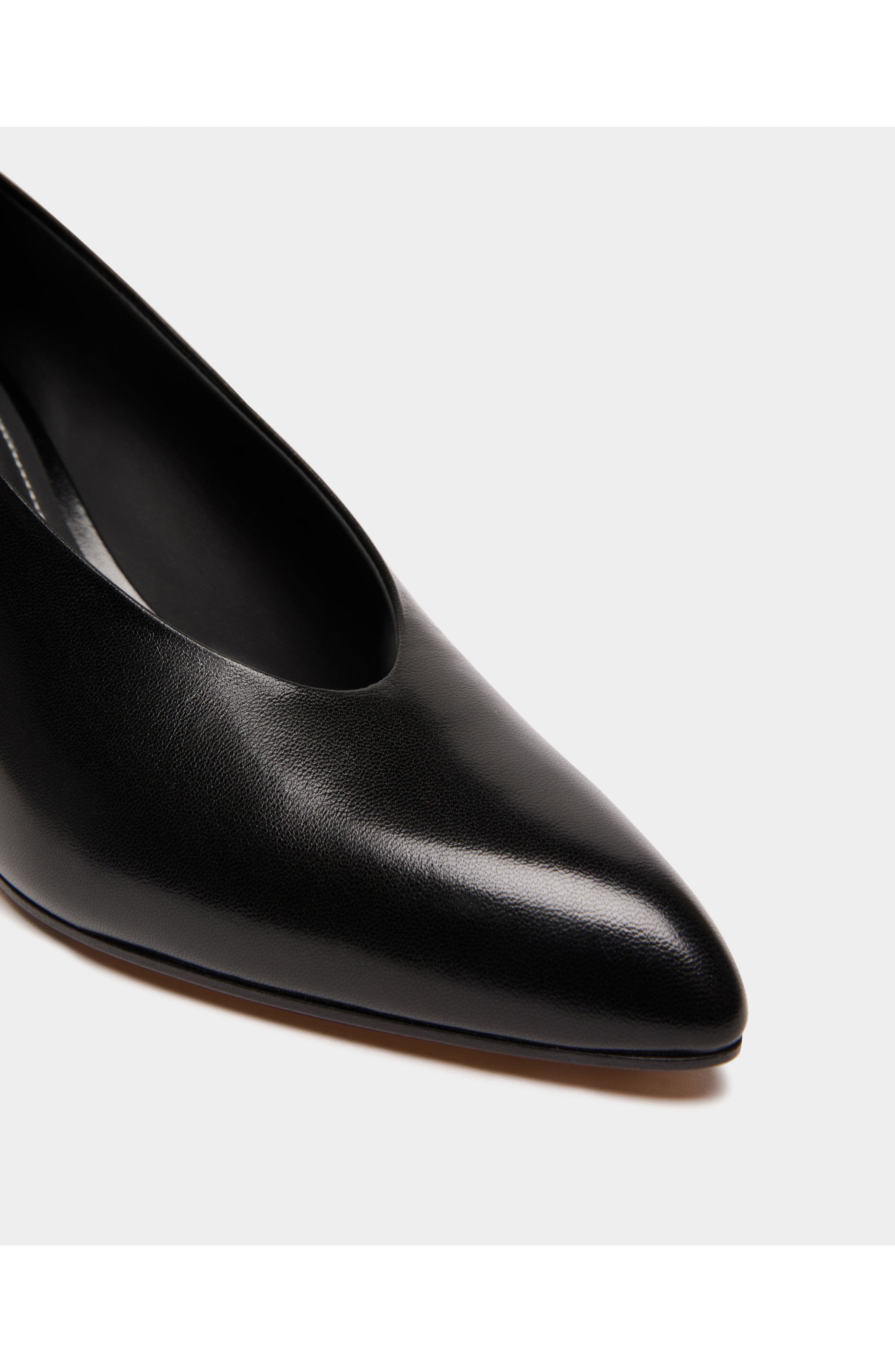 Bally Alva Pump in Leather, Alternate, color, Black