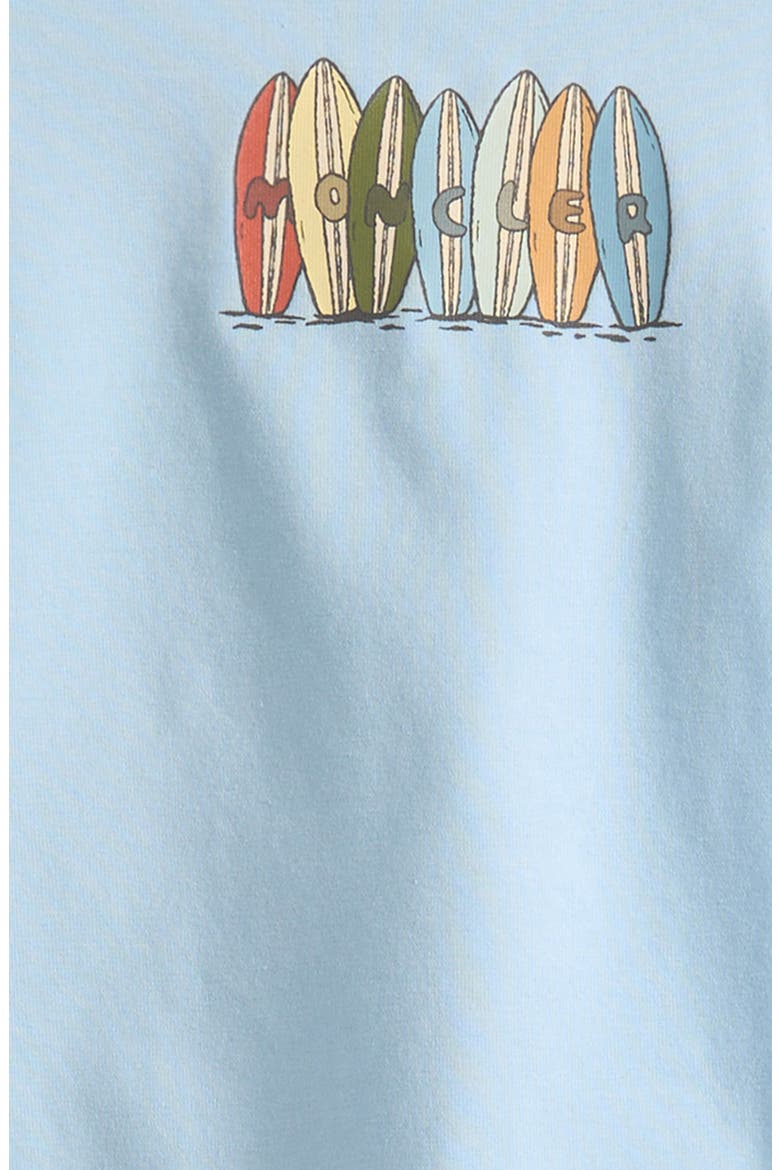 Kids' Knit Graphic T-Shirt & Shorts Set, Alternate, color, LIGHT BLUE
