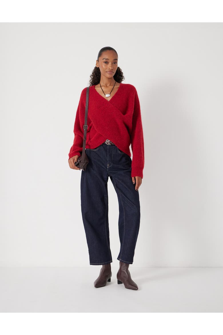 Betty Wool Blend Jumper, Alternate, color, Fiery Red
