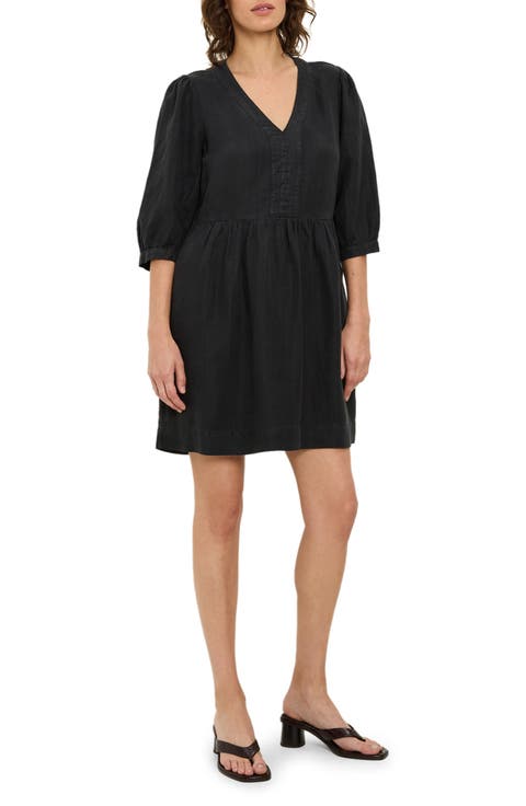 Brielle Linen Blend Minidress