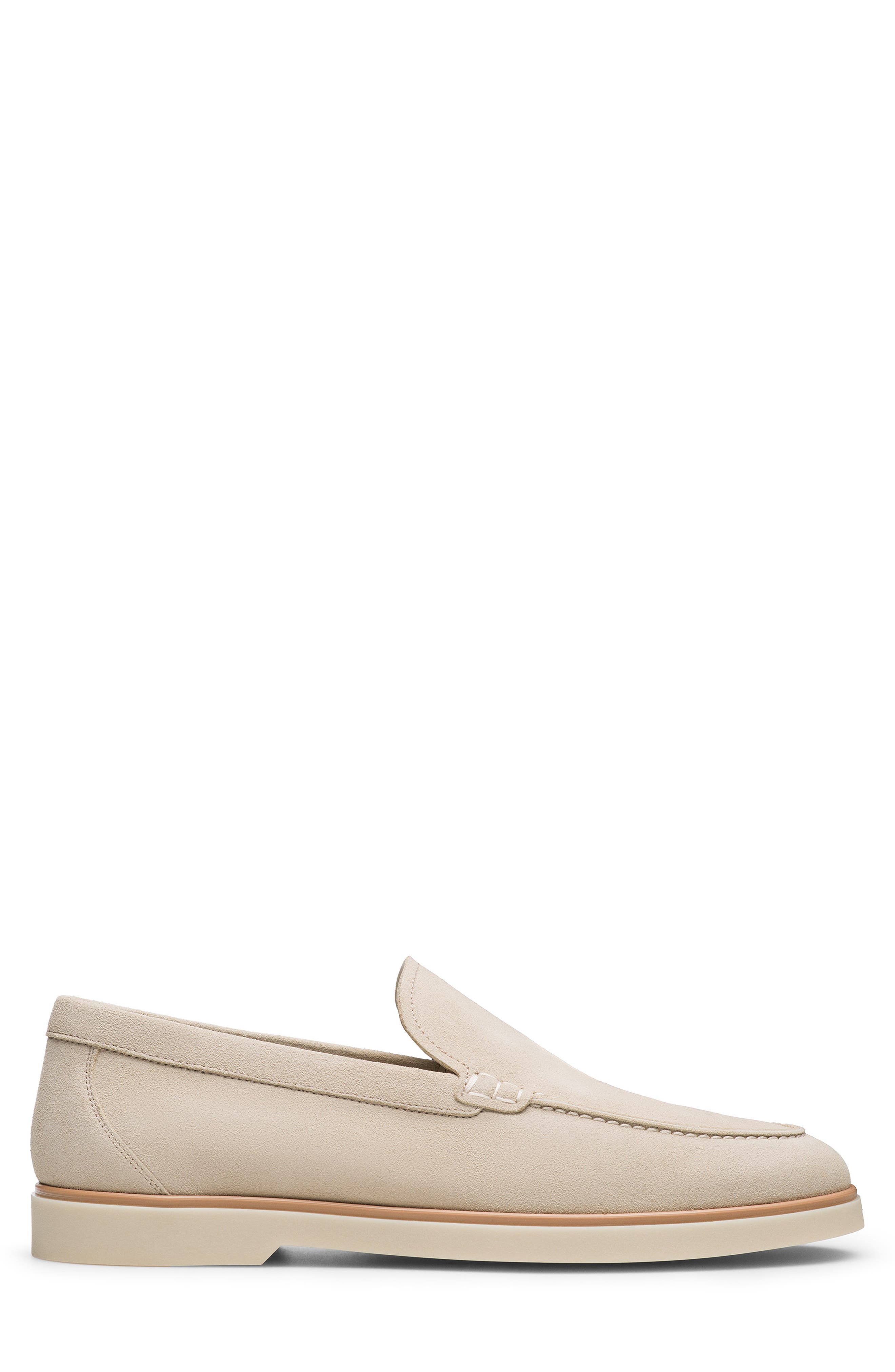 Magnanni Beignet II Apron Toe Suede Loafer, Alternate, color, 