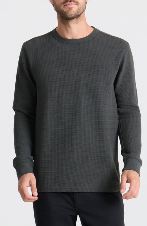 Well Worn Cotton Blend Thermal Sweatshirt