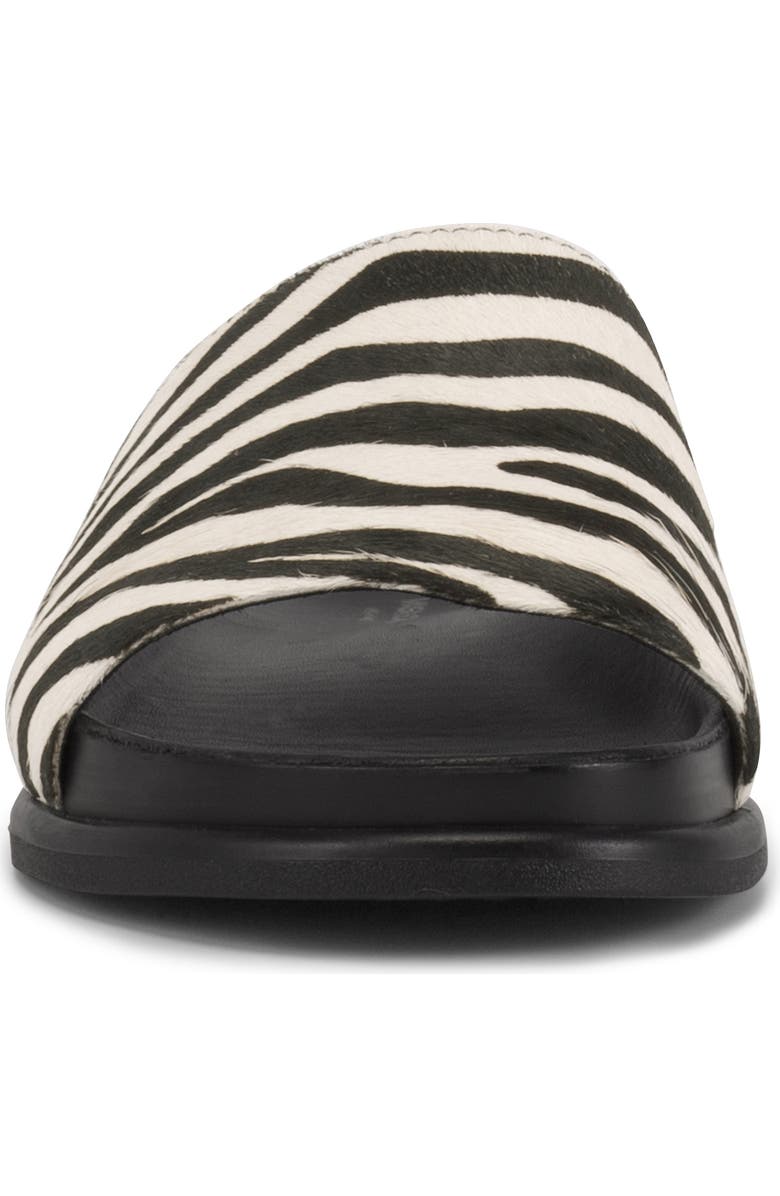 Vagabond Shoemakers Effie Genuine Calf Hair Slide Sandal, Alternate, color, Black/ White
