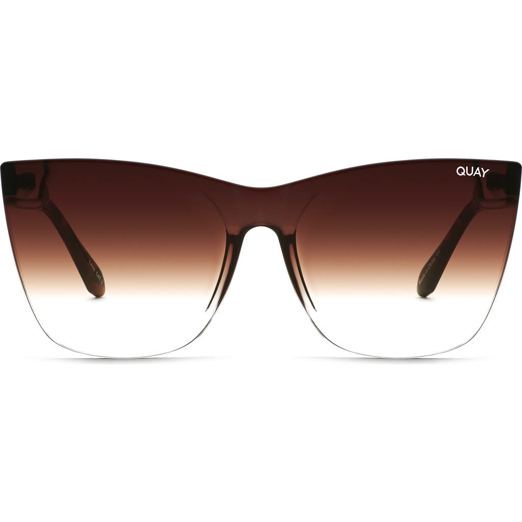 Quay Come Thru 144mm Gradient Cat Eye Sunglasses