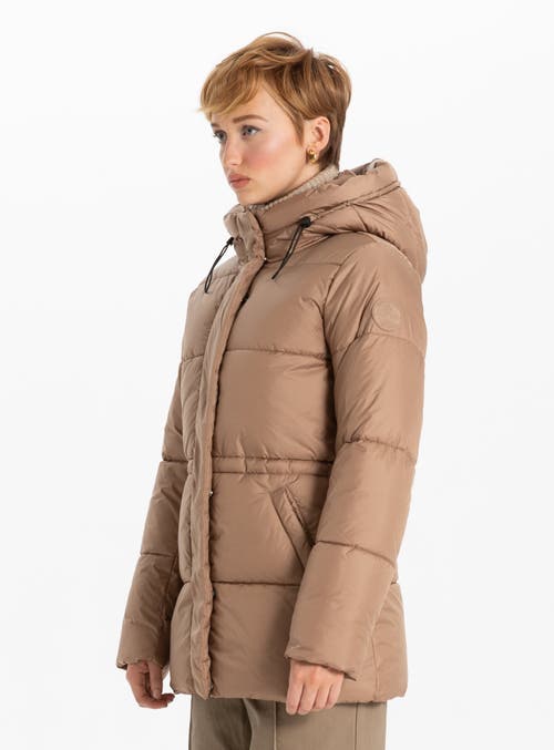 Point Zero Midlength Puffer In Camel