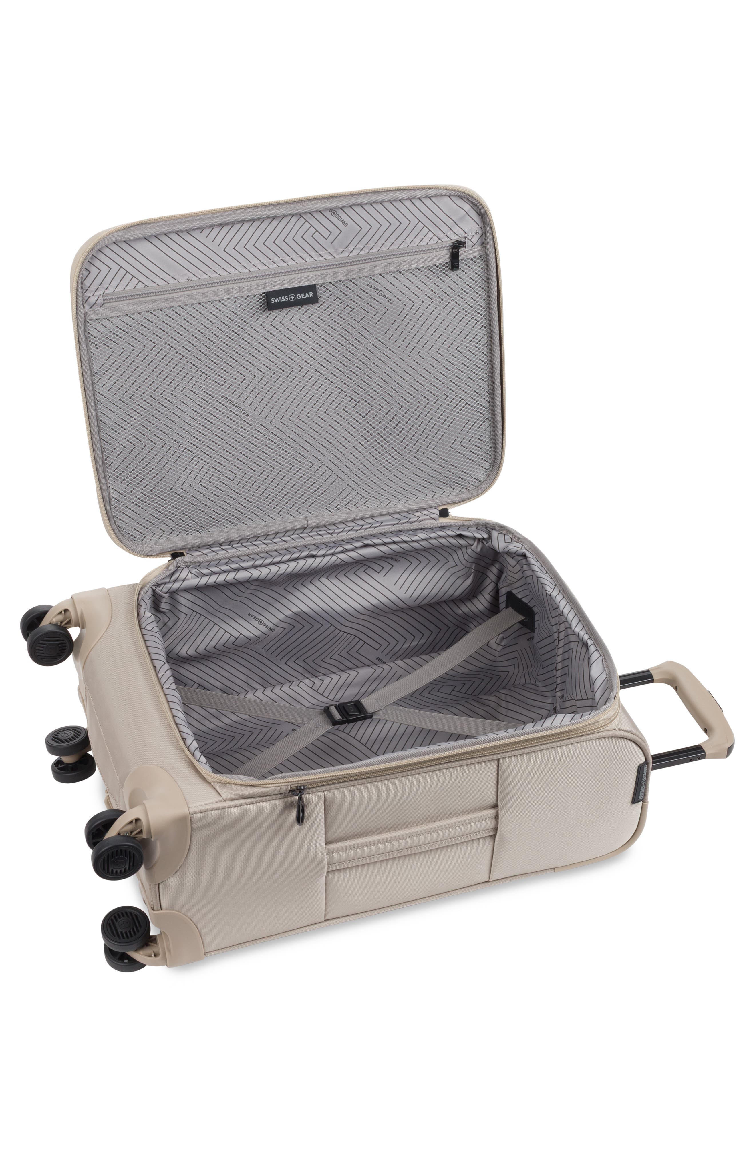 SWISSGEAR 21" Softside Carry-On Luggage, Alternate, color, Beige